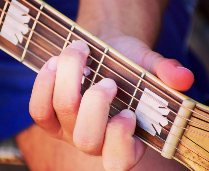 Guitar tip: shaping nails for guitar playing